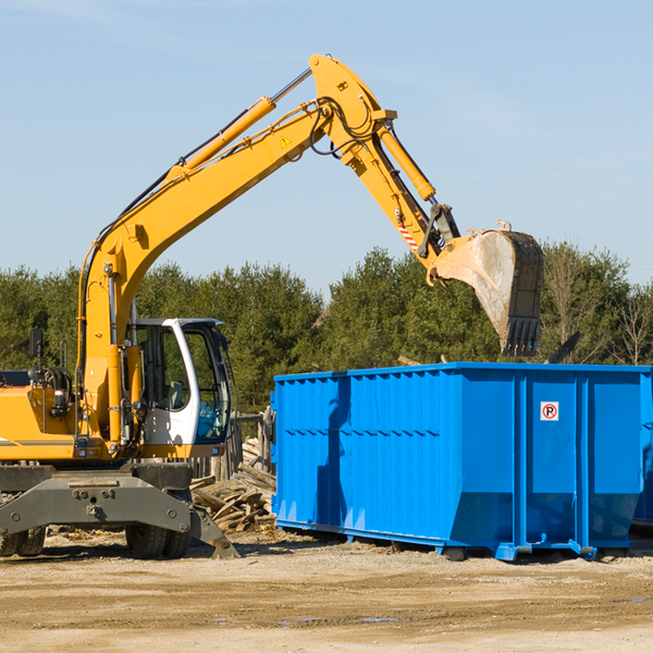 how many times can i have a residential dumpster rental emptied in Royal Pines